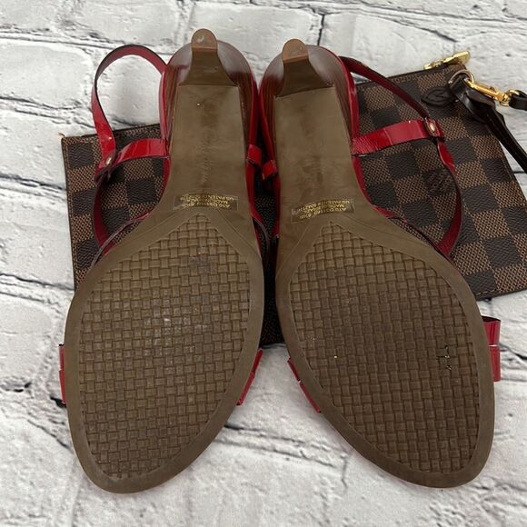 Cole Haan red patent heals - Picture 4 of 7